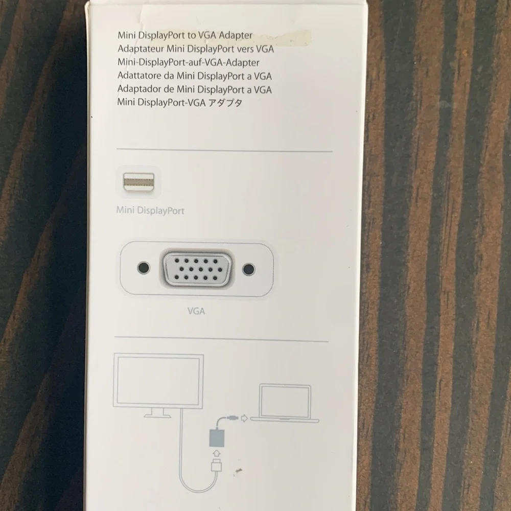 Apple Mini DisplayPort to VGA Adapter